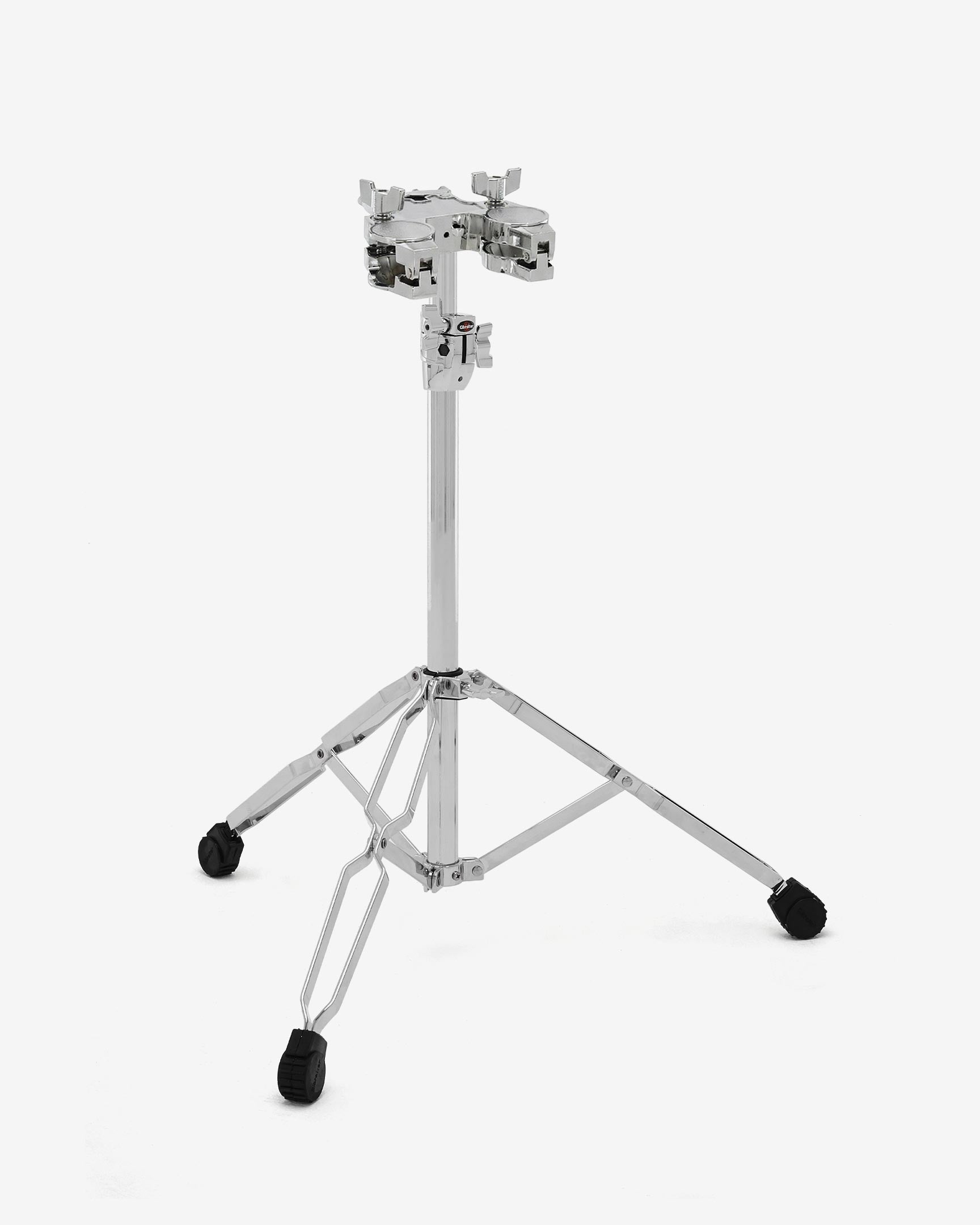 Gibraltar 6713DP Double Braced Double Tom Stand, Chrome