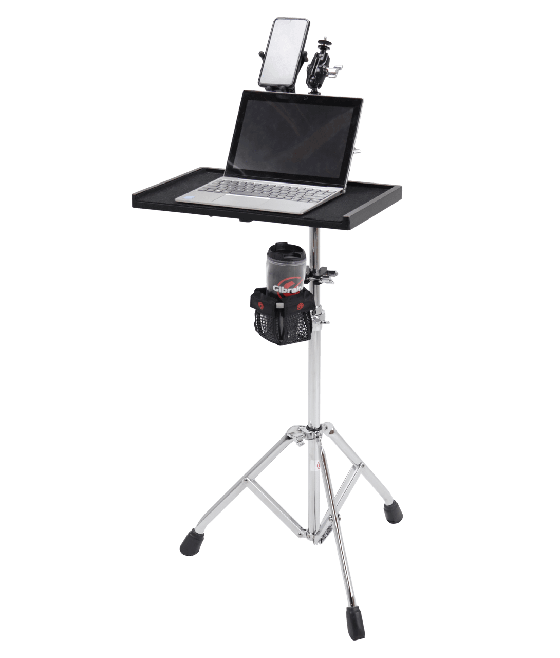 Gibraltar 77SSTD workstation elliptical leg Base 2-tier stand w 18" tube - Workstation | Gibraltar