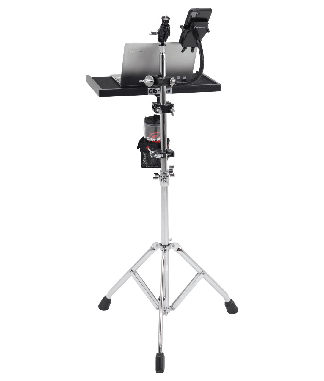 Gibraltar 77WKST workstation elliptical leg Base 2-tier stand with table - Workstation | Gibraltar