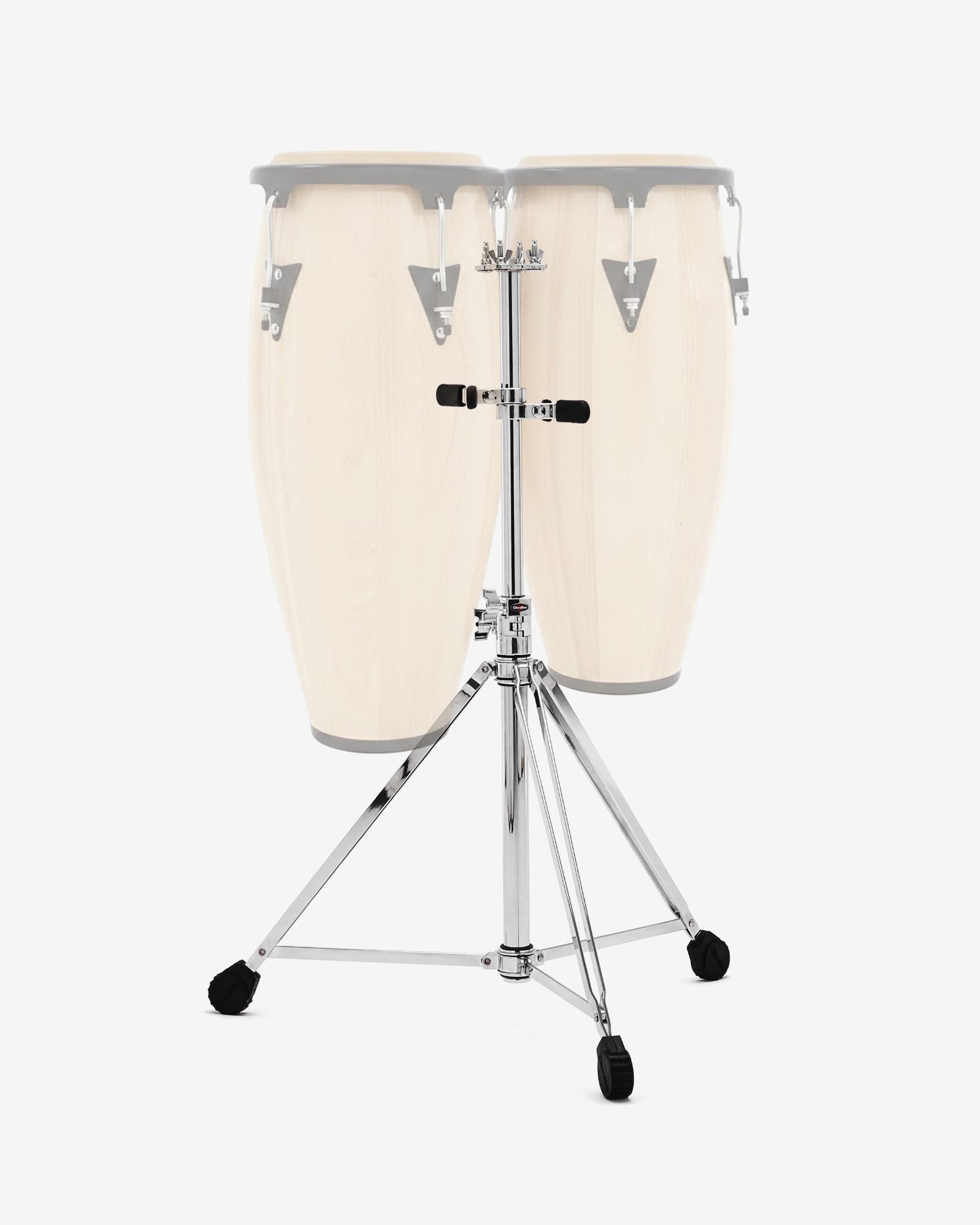 Gibraltar 9517 Heavy Duty Double Conga Stand, Chrome