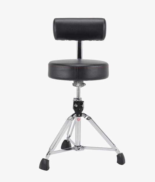 Product Image of Gibraltar 9608RB 13" Round Drum Throne with Backrest