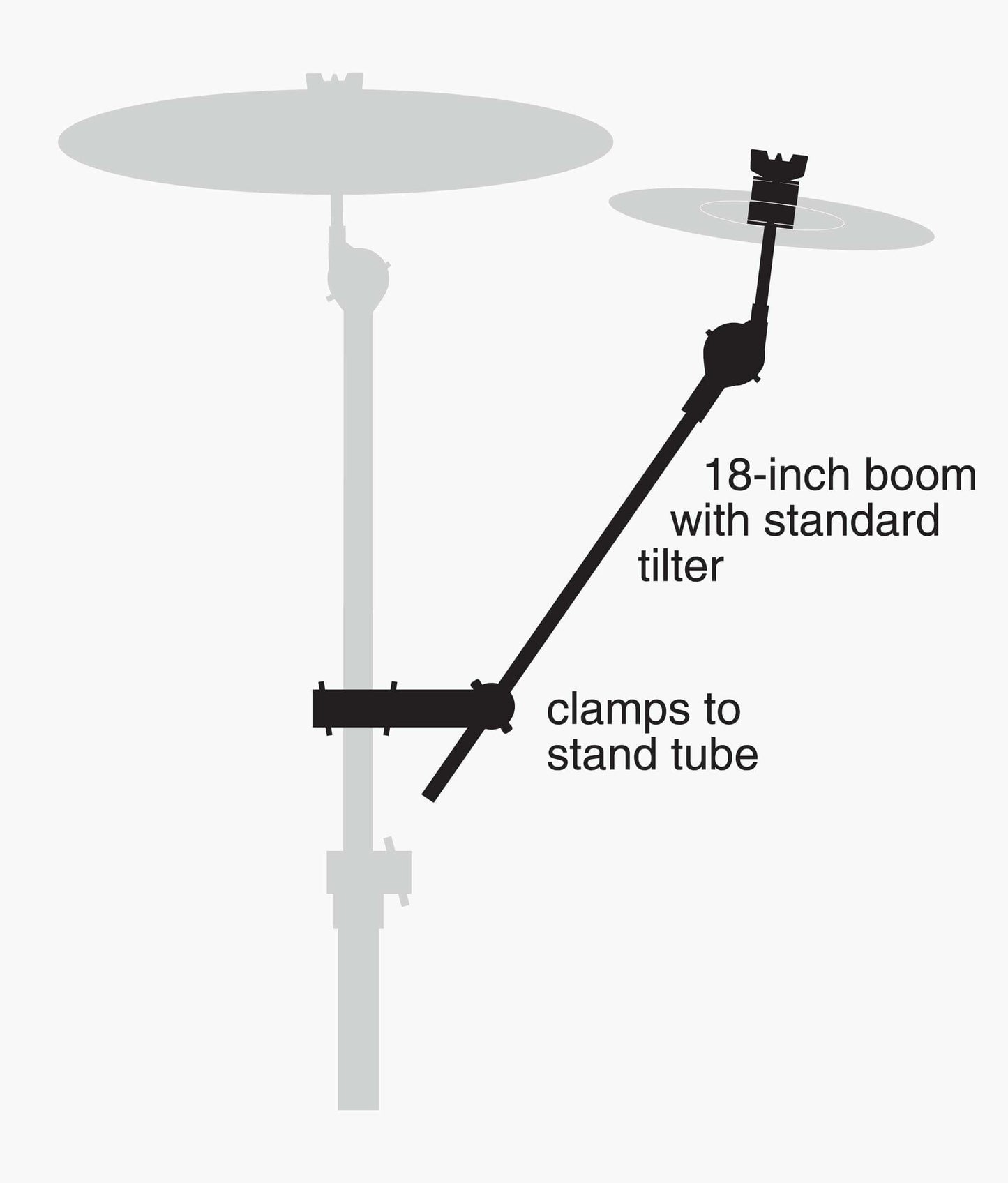 Gibraltar SC-GCA 18" Cymbal Arm and Clamp - Cymbal Arm | Gibraltar