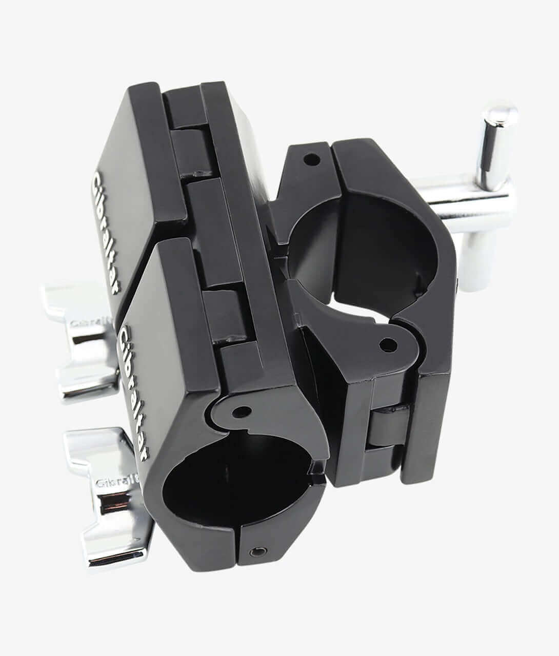 Gibraltar SC-GRSDRA 1.5" Black Right Angle Double Drum Rack Clamp - Drum Rack Clamp | Gibraltar