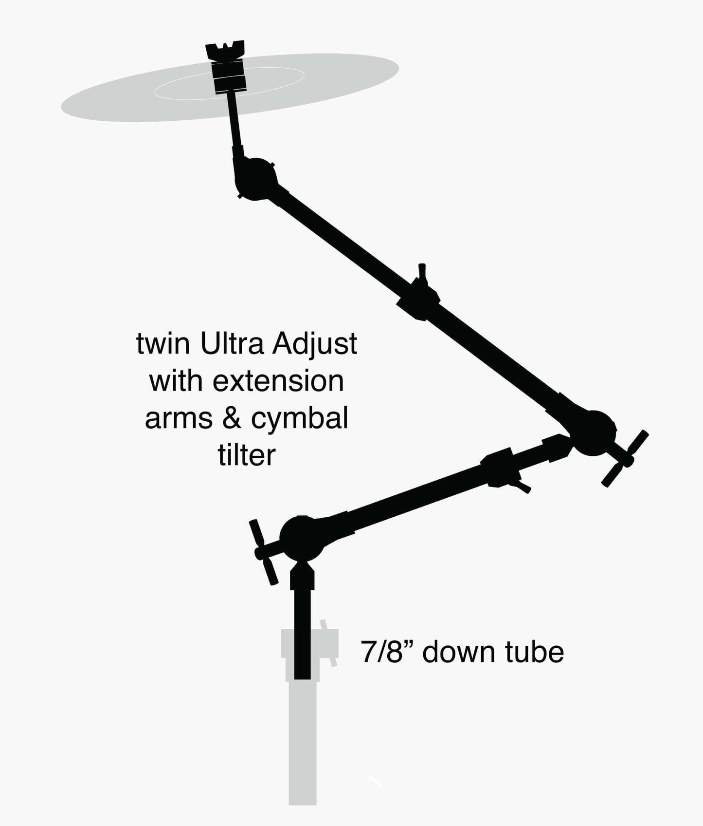 Gibraltar SC-UCB Ultra Adjust Cymbal Arm - Cymbal Boom Arm | Gibraltar