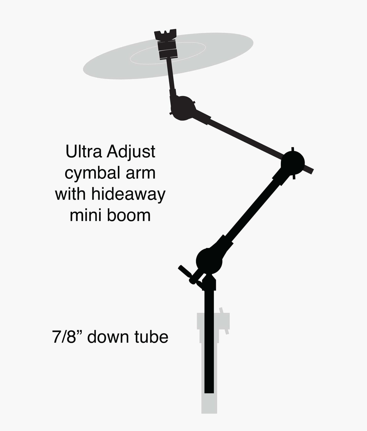 Gibraltar SC-USCB Ultra Adjust Cymbal Boom Arm - Cymbal Boom Arm | Gibraltar