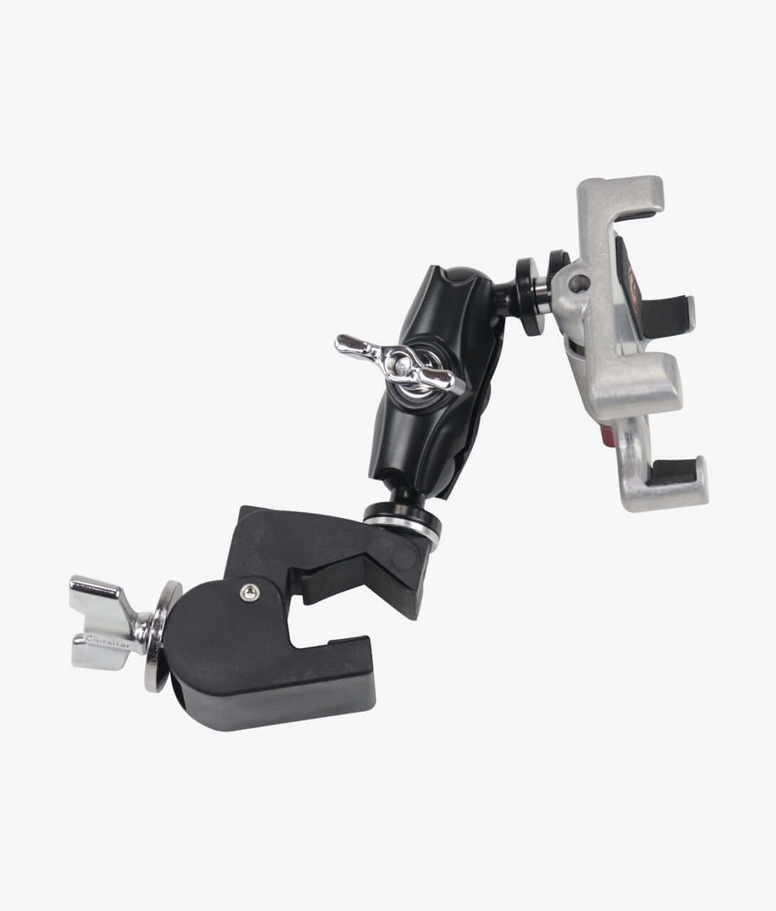 Gibraltar SC-DACMPH Dual Adjust All-Cast Metal Phone Holder with C Clamp - Smartphone Holder | Gibraltar