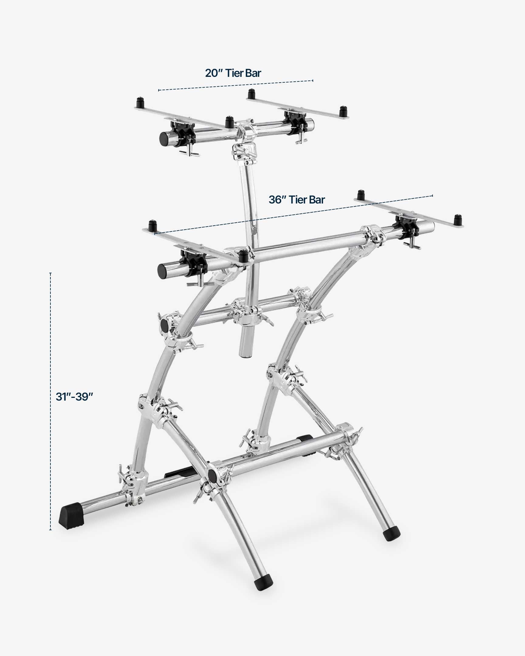 Gibraltar Double Keytree 2 Tier Keyboard Stand