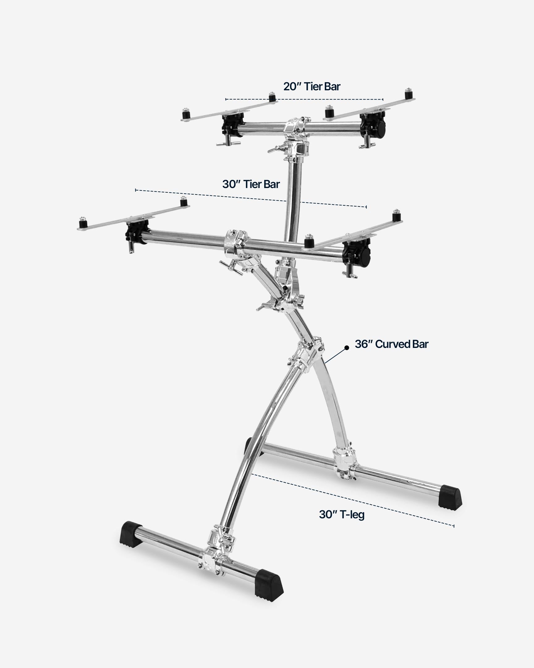Gibraltar Keytree 2 Tier Keyboard Stand