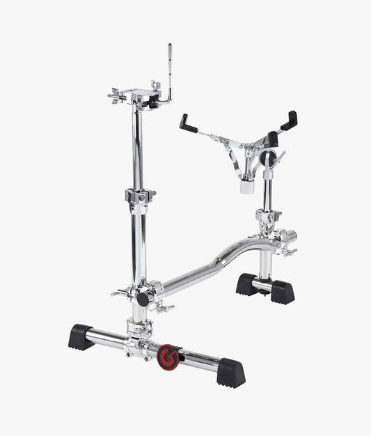 Gibraltar GSVMS-KIT Stealth Drum Rack Vertical Mount System with Chrome Clamps, Tom Holder and Snare Stand