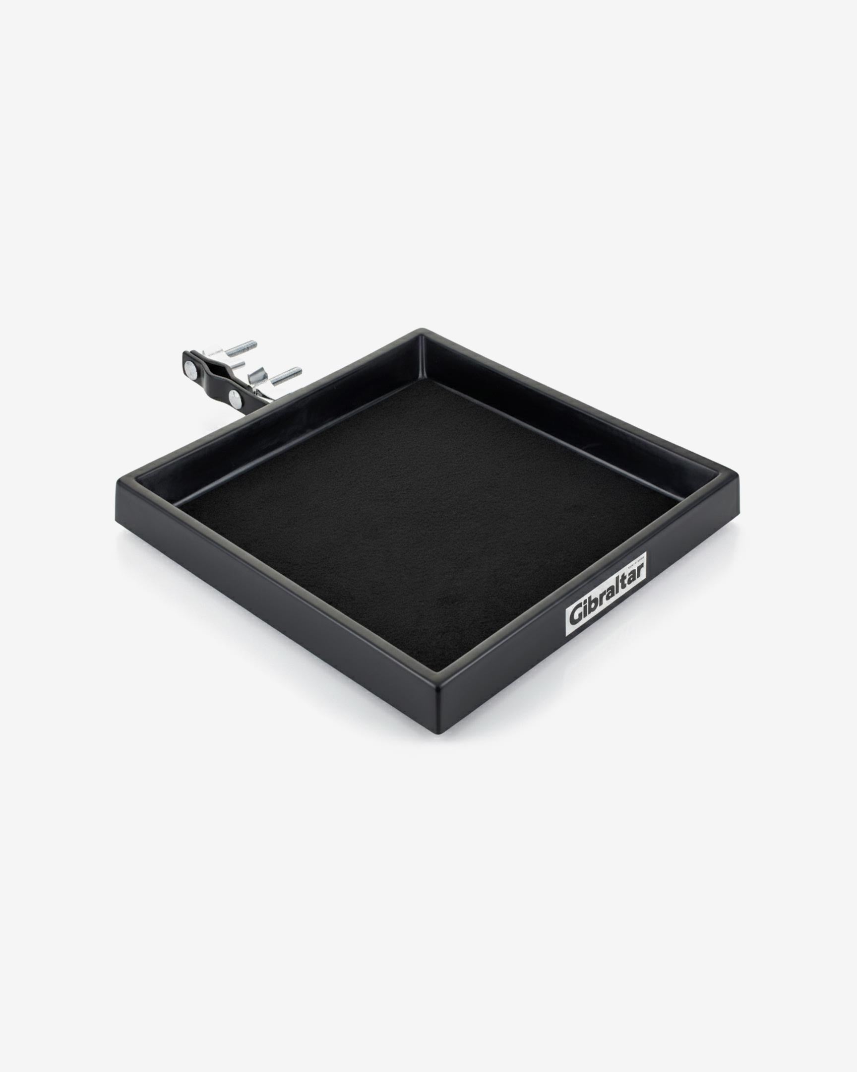 Gibraltar SC-SAT 12" x 12" Small Accessory Tray with Clamp, Black