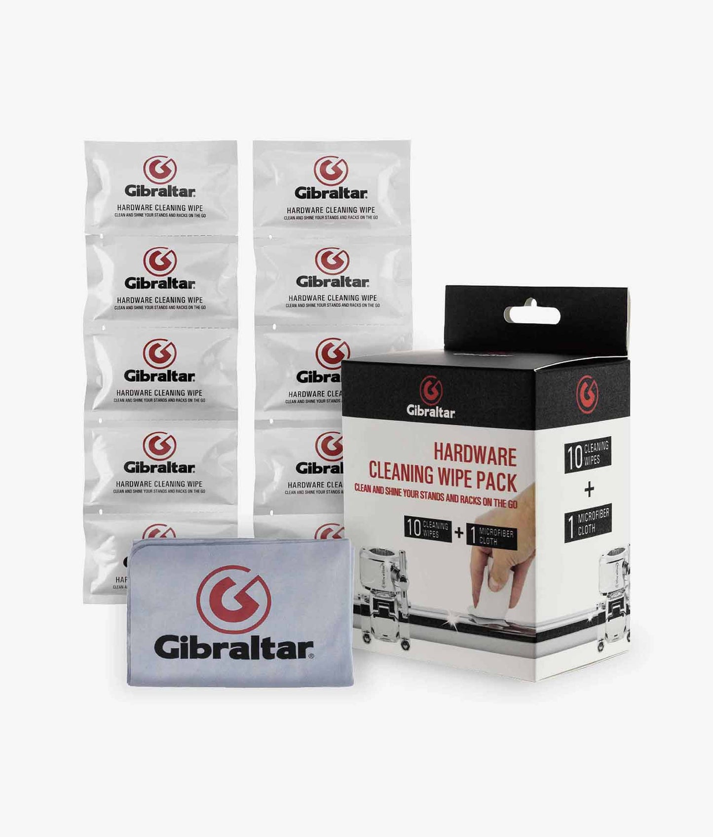 Gibraltar SC-HCW10 Hardware Cleaning Wipes, 10 Pack