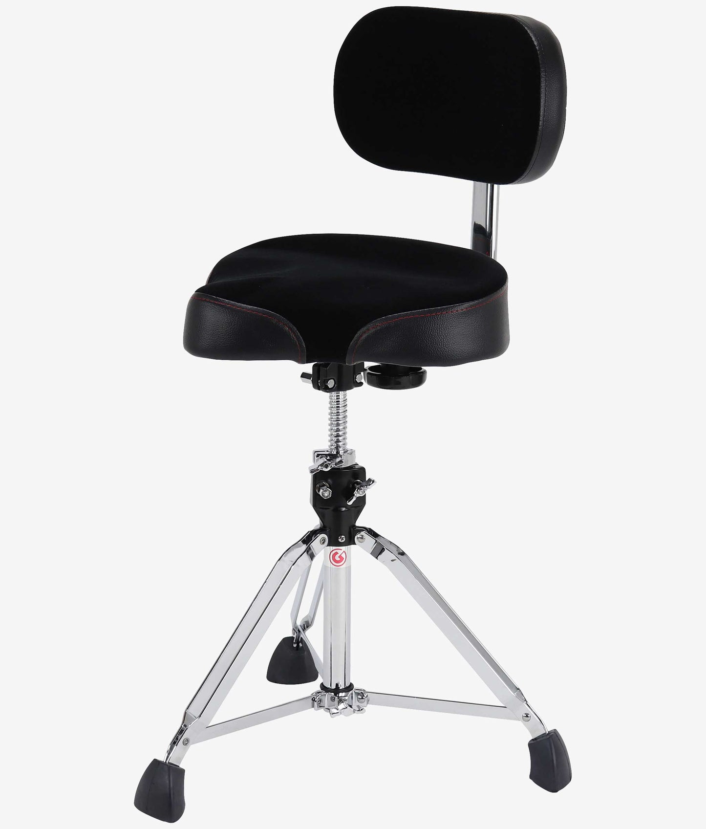 Gibraltar 9608MB 9000 Series 16" Cordura Saddle Drum Throne with Backrest - Drum Throne | Gibraltar