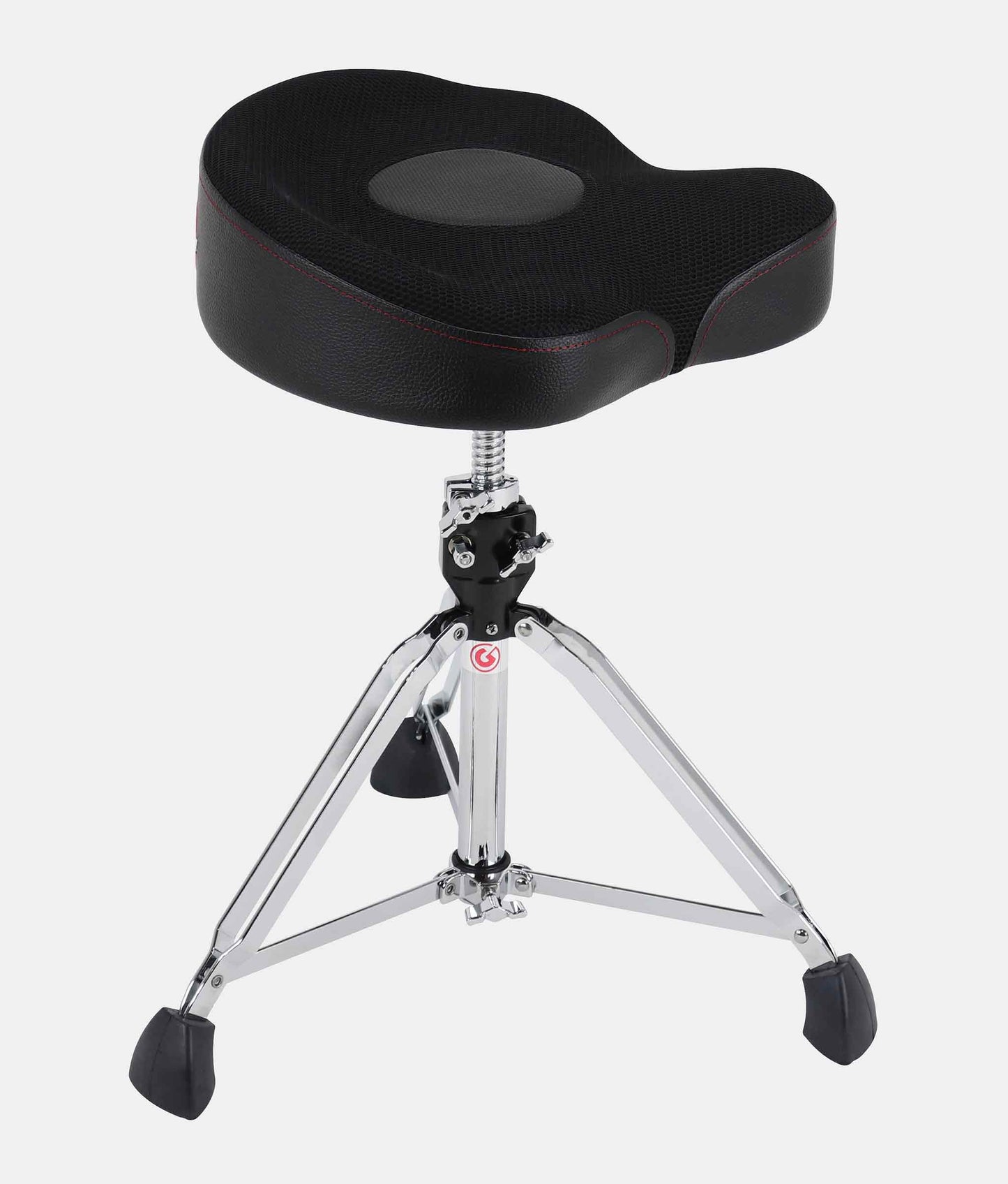 Gibraltar 9608MW2T 9000 Series 17" Airtech Mesh Saddle Drum Throne - Drum Throne | Gibraltar