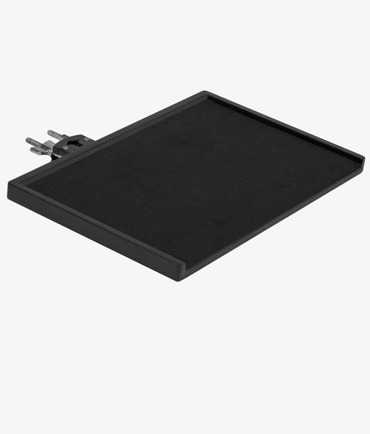 Gibraltar SC-GSE-MNT 16" x 10" Sidekick Essentials Wood Tray with Clamp - Percussion Table | Gibraltar