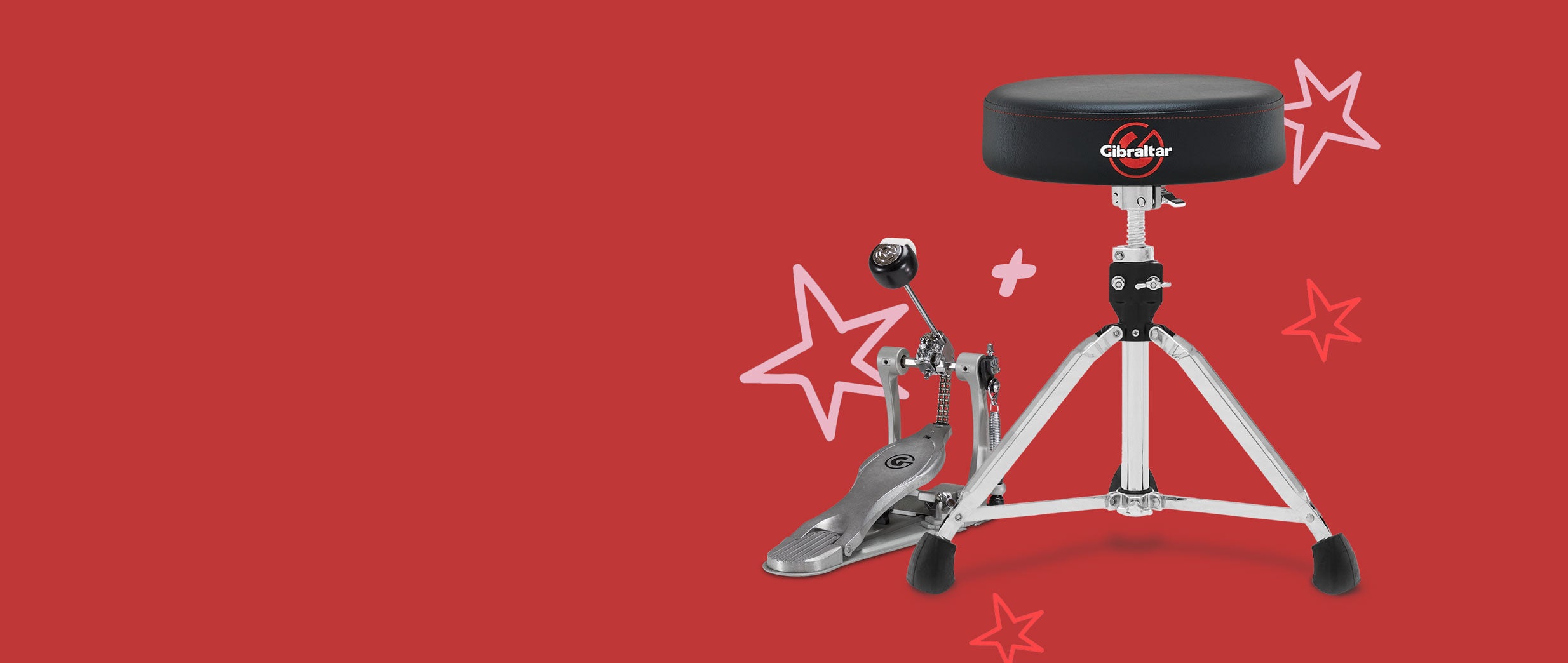 Gibraltar Hardware Drum Stands, Thrones, Racks, Accessories & Parts