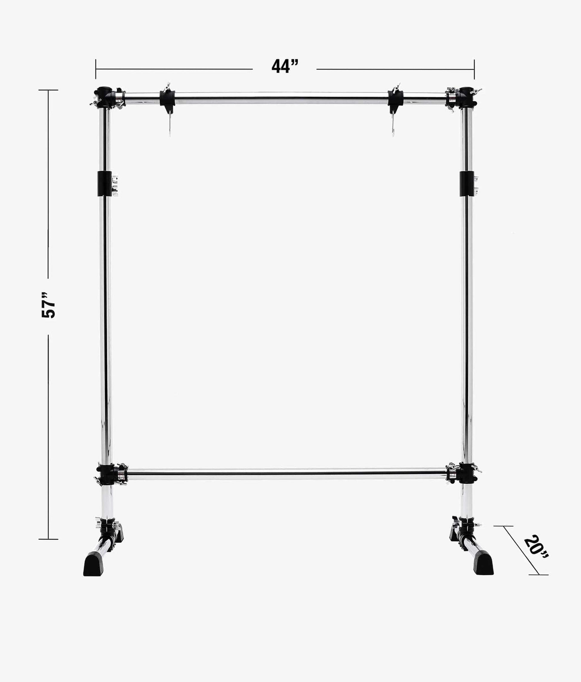 Gibraltar GPRGS-L Straight Bar Gong Stand with Black Clamps 2