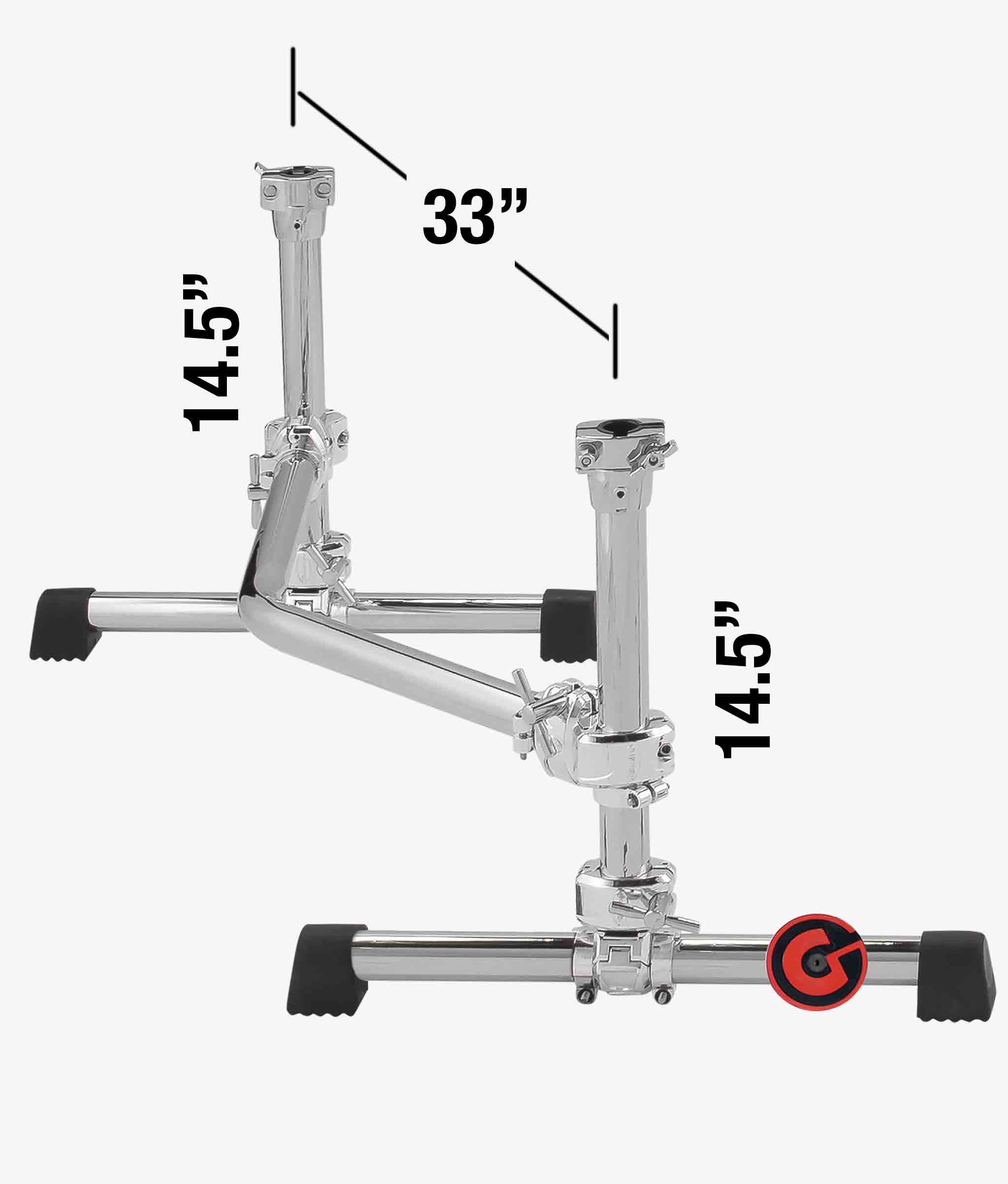 Gibraltar GSSVR Stealth Side V-Rack - Stealth Drum Rack | Gibraltar