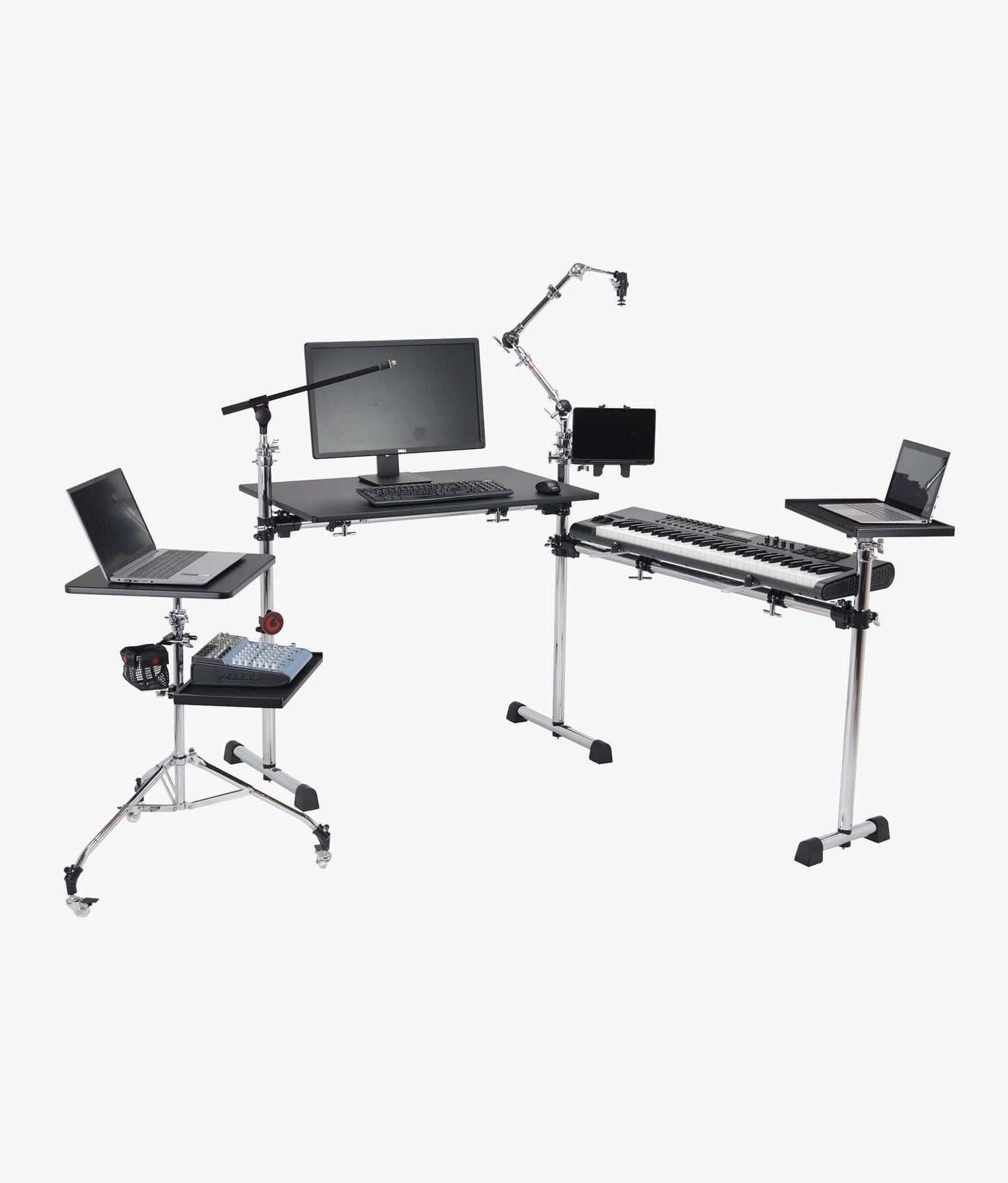 Gibraltar RKWST Rack Workstation with Mounted Table and Mounting Hardware