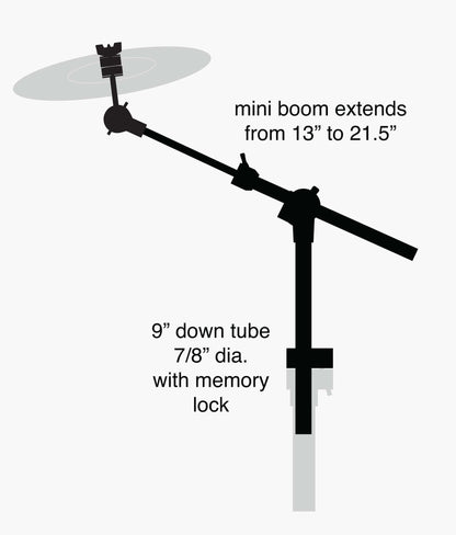 Gibraltar SC-EXMBBT Extendable Cymbal Boom Arm with Gearless Brake Tilter - Cymbal Boom Arm | Gibraltar