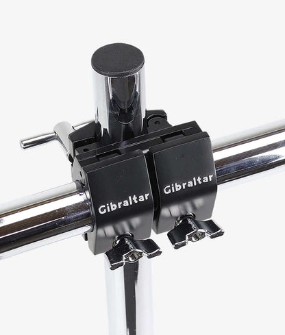 Gibraltar SC-GRSDRA 1.5" Black Right Angle Double Drum Rack Clamp - Drum Rack Clamp | Gibraltar