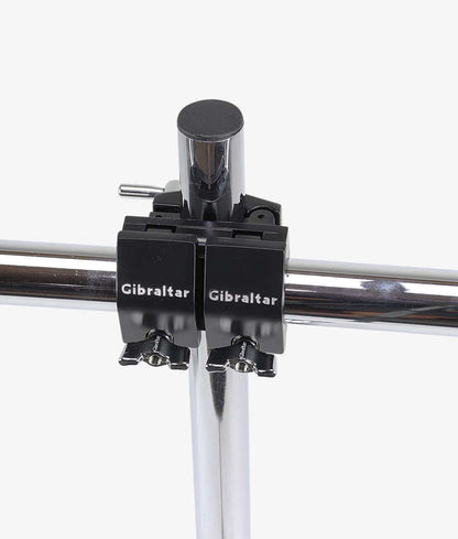 Gibraltar SC-GRSDRA 1.5" Black Right Angle Double Drum Rack Clamp - Drum Rack Clamp | Gibraltar