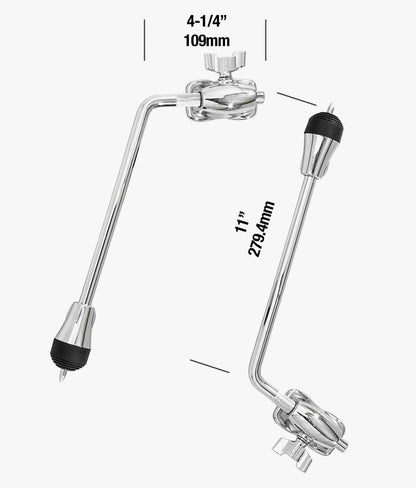 Gibraltar SC-GVS 12.7mm Vintage Floor Tom Conversion Spurs with Brackets Pair - Bass Drum Part | Gibraltar