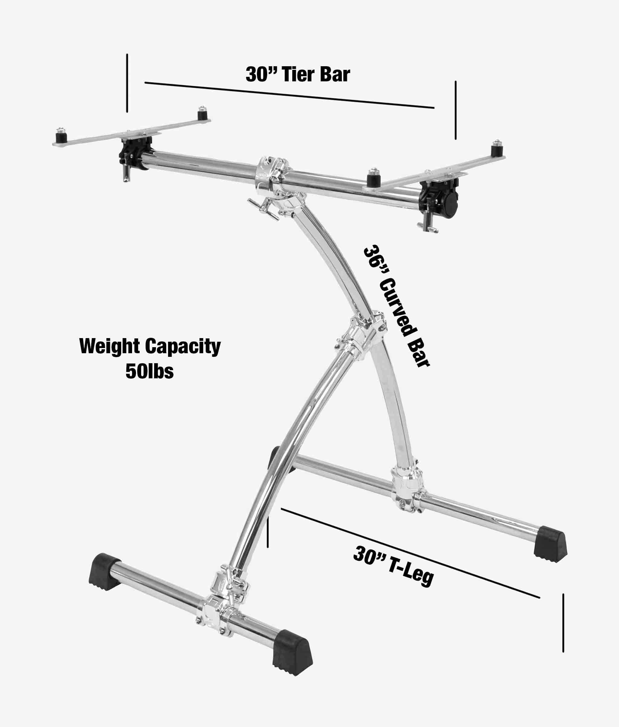 Gibraltar GKS-KT75 Single Tier Keyboard Stand - Keyboard Stand | Gibraltar