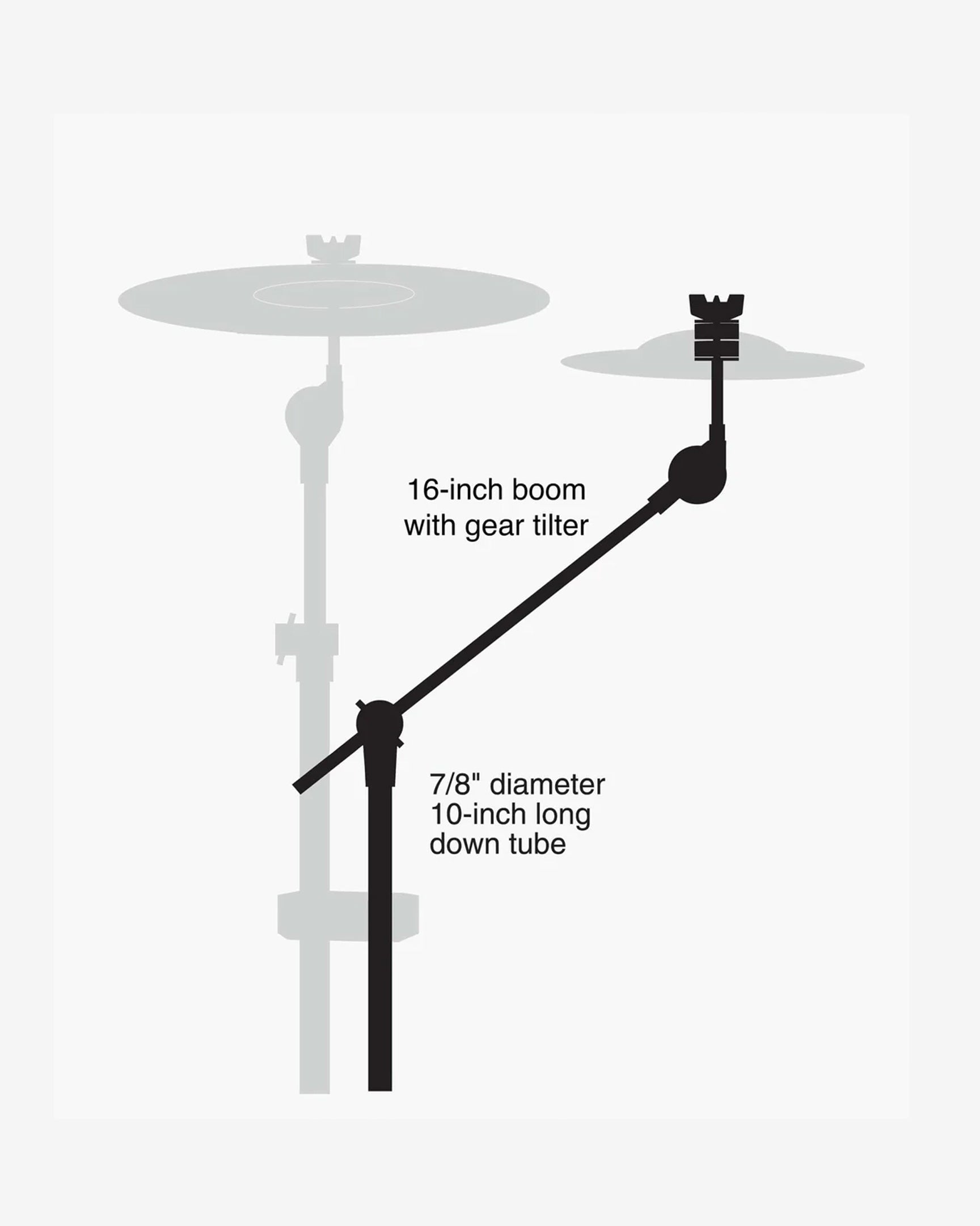 Gibraltar SC-4425B-1 16" Cymbal Boom Arm
