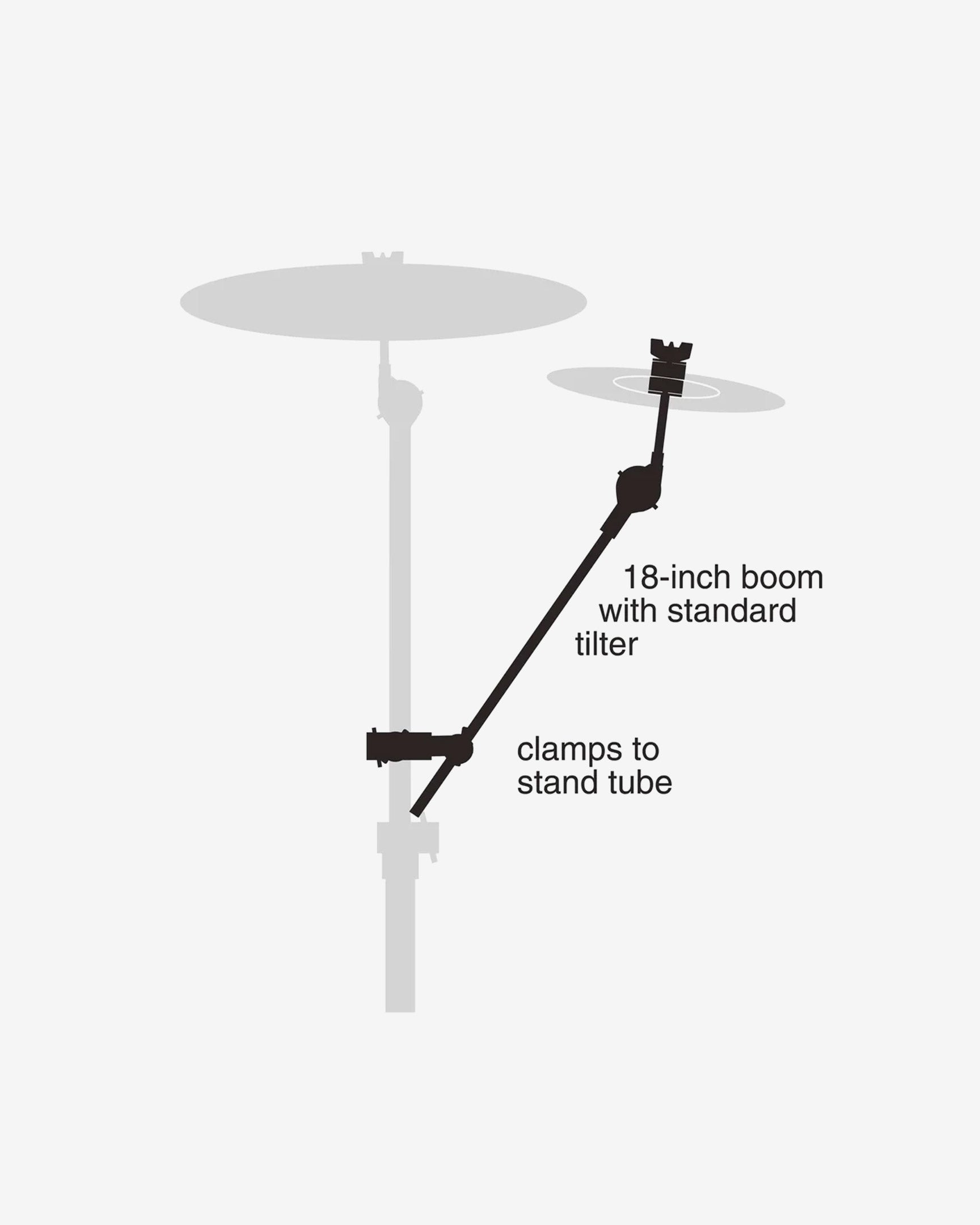 Gibraltar SC-CLBAC 18" Cymbal Arm with Rotating Grabber Clamp