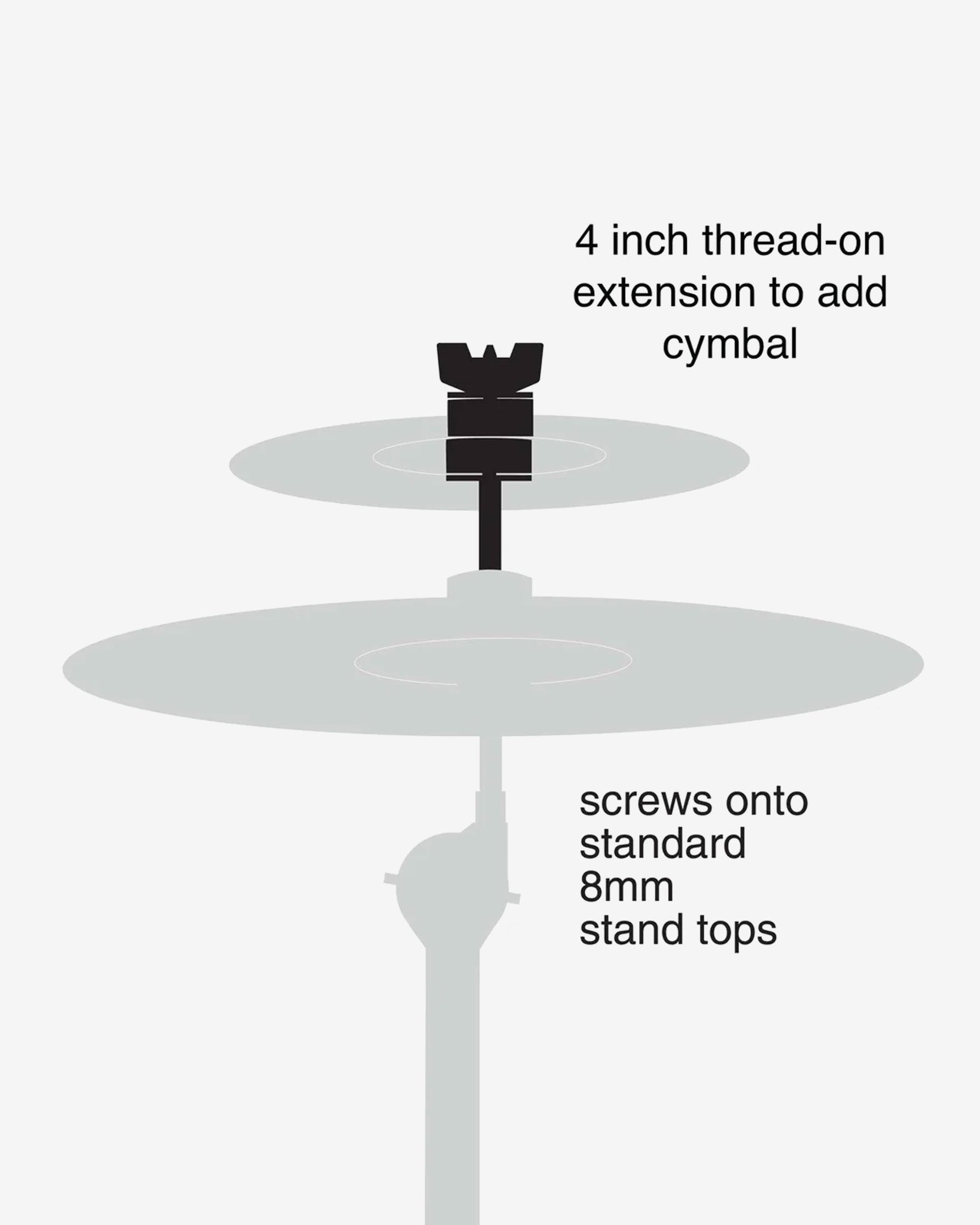 Gibraltar SC-MCSA4 4" Mini Cymbal Stacker