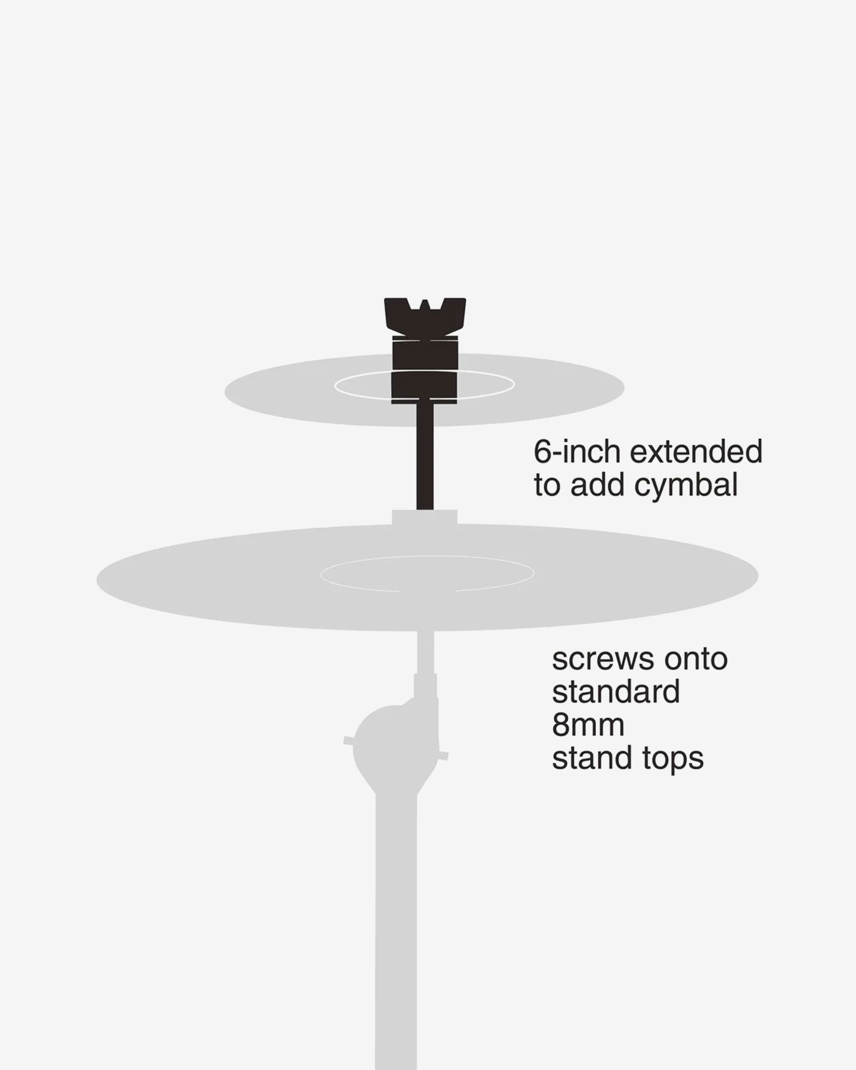Gibraltar SC-MCSA6 6" Mini Cymbal Stacker