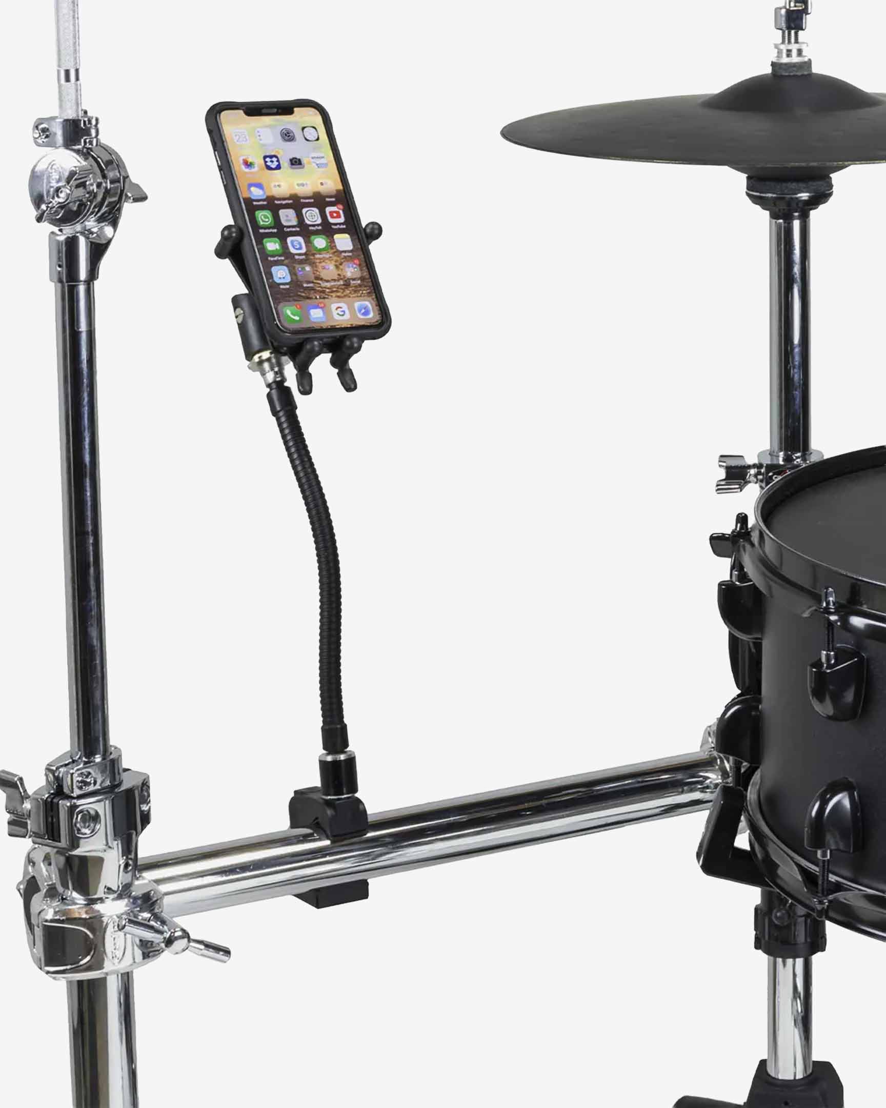 Gibraltar SC-SPGM smartphone Holder with Gooseneck & Clamp