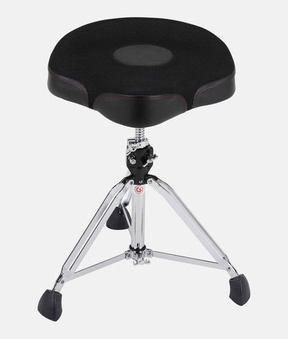 Gibraltar 9608MW2T 9000 Series 17" Airtech Mesh Saddle Drum Throne - Drum Throne | Gibraltar