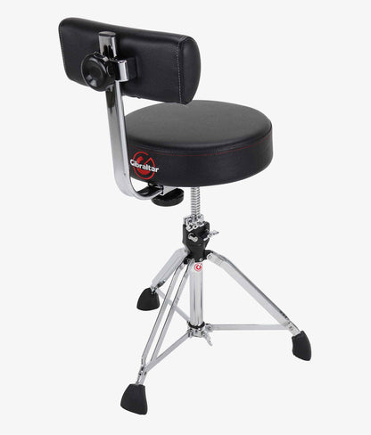 Gibraltar 9608RB 13" Round Drum Throne with Backrest - Drum Throne | Gibraltar