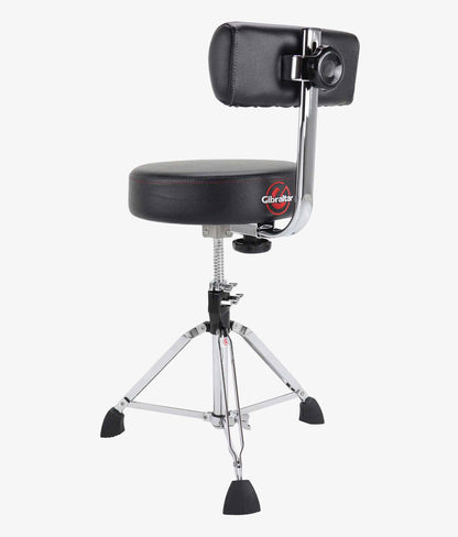 Gibraltar 9608RB 13" Round Drum Throne with Backrest - Drum Throne | Gibraltar