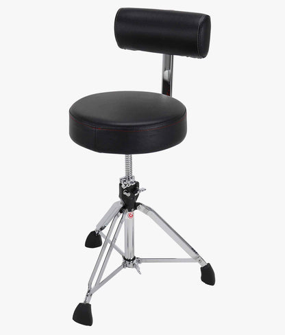 Gibraltar 9608RB 13" Round Drum Throne with Backrest - Drum Throne | Gibraltar