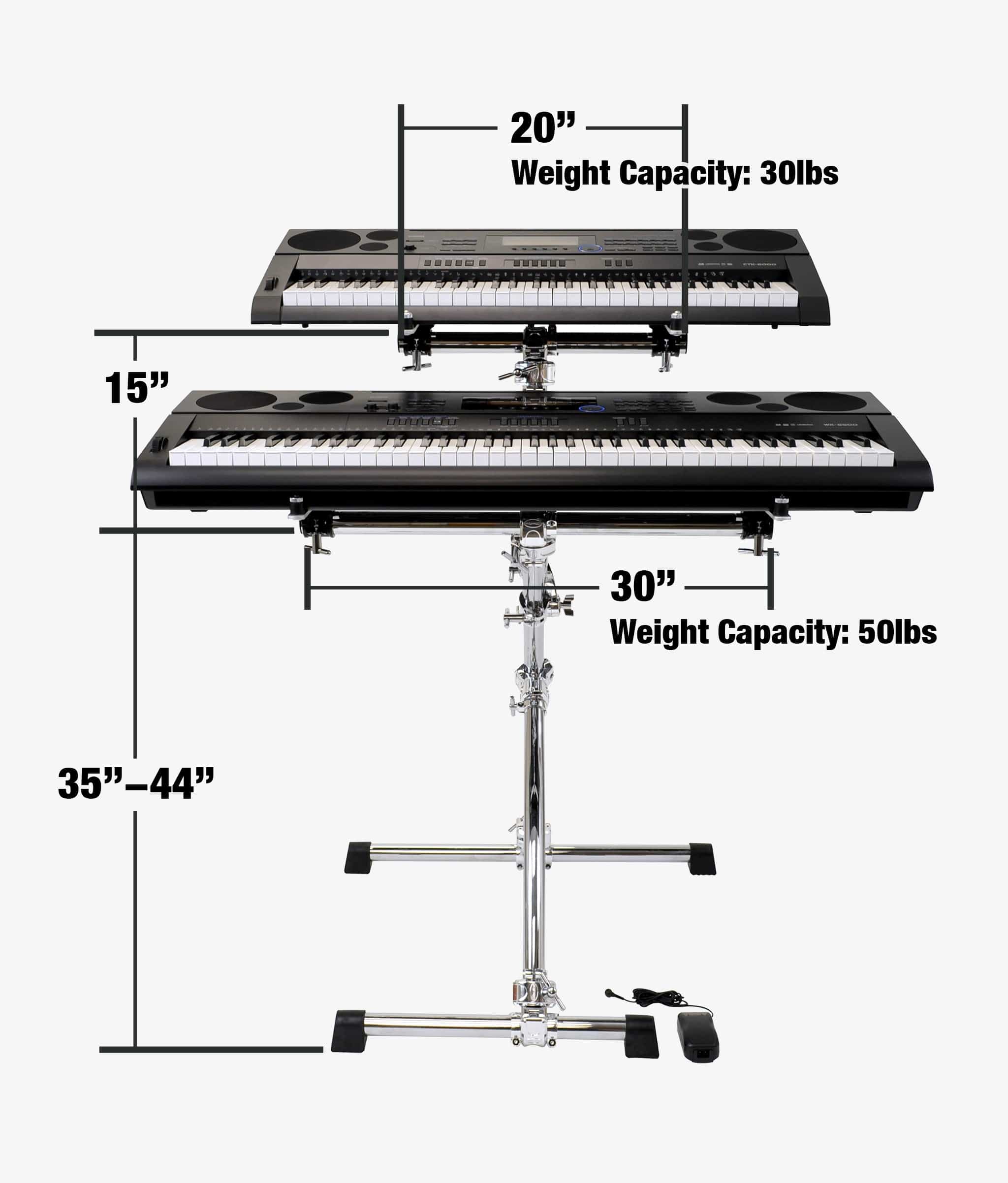 Gibraltar Keytree 2 Tier Keyboard Stand - Keyboard Stand | Gibraltar