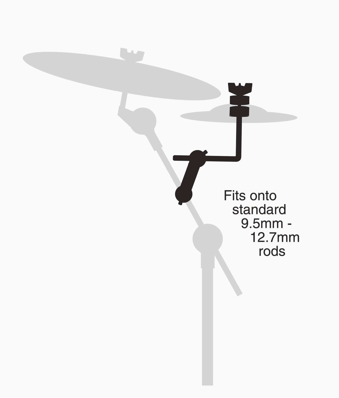 Gibraltar SCCLRA 4" Splash Cymbal LArm with Boom Rod Clamp