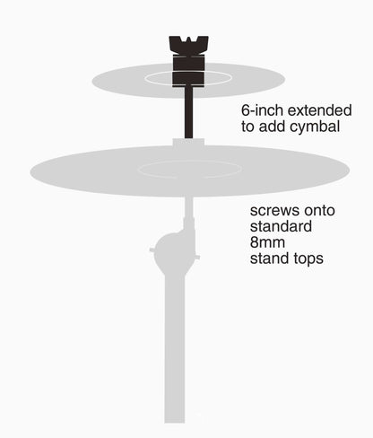 Gibraltar SC-MCSA6 6" Mini Cymbal Stacker - Cymbal Stacker | Gibraltar