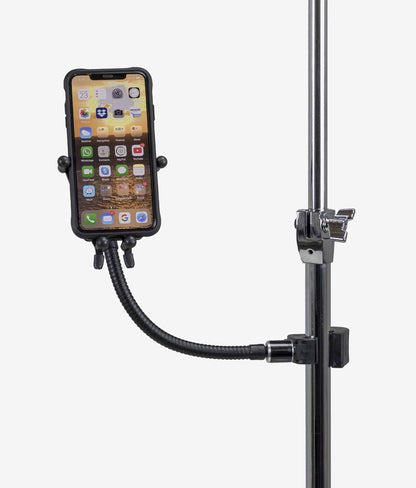 Gibraltar SC-SPGM Smartphone Holder with Gooseneck and Clamp - Smartphone Holder | Gibraltar