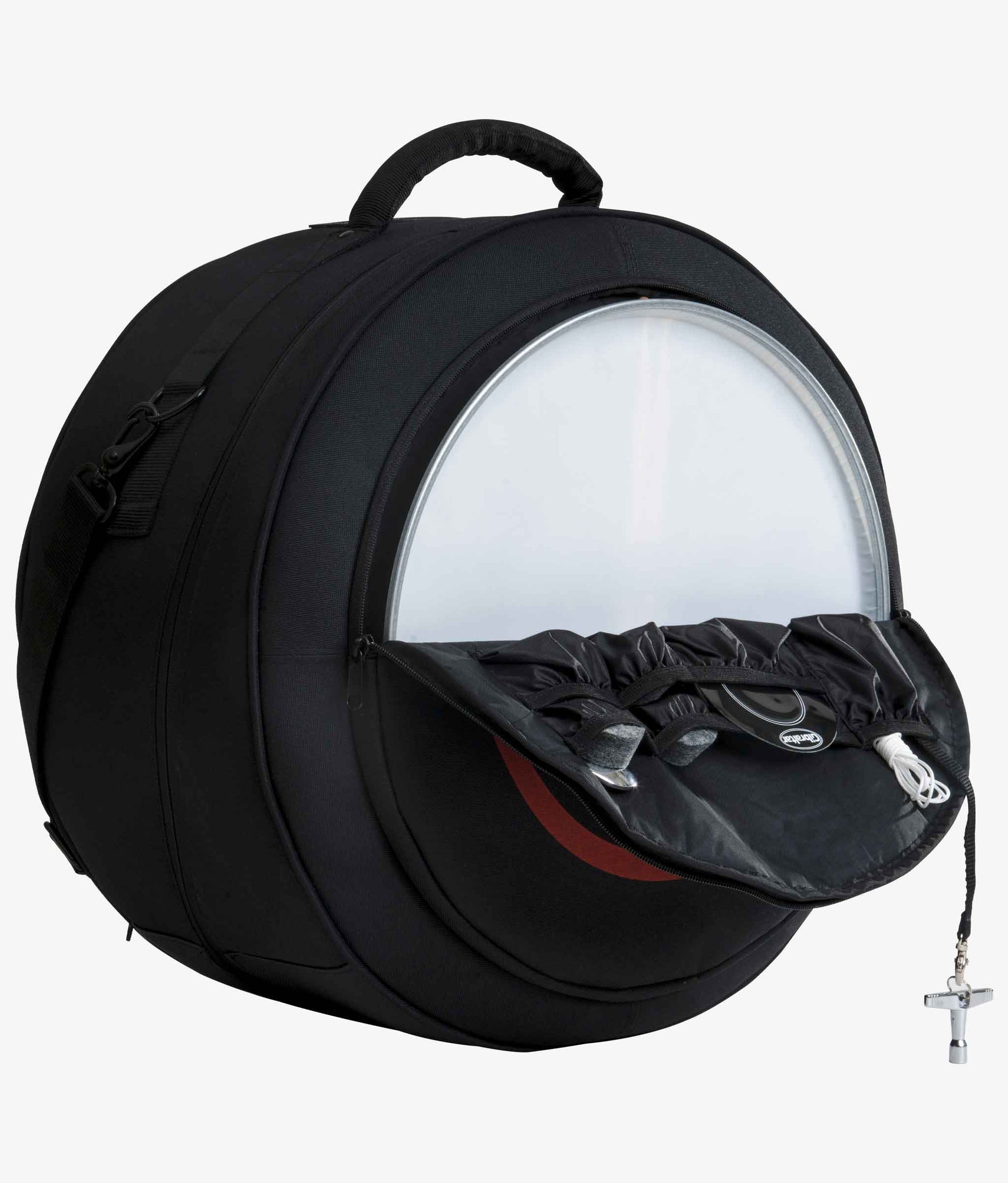  Gibraltar GPSBCZ 14" Deluxe Snare Drum Bag, Cross-Cut Zipper snare drum case